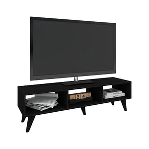 Comoda TV haaus Tirro V1, 120 x 35 x 35 cm, Negru