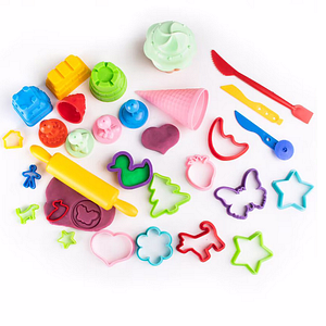 Set Genio Kids 30 de ustensile de bucatarie pentru modelat