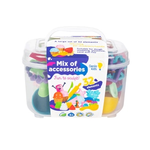 Set Genio Kids 32 de ustensile de bucatarie pentru modelat