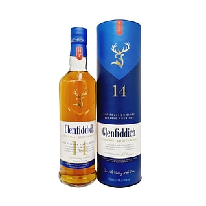 Whisky Glenfiddich 14 YO Bourbon Barrel, 43%, 0.7l