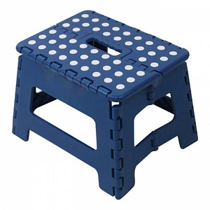 Scaun pliabil KlaussTech, inaltator pentru copii, 22 cm, culoare albastru