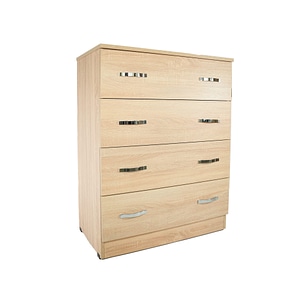 Comoda cu 4 sertare, 80x50x105 cm, Sonoma