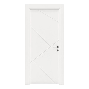 Usa de interior din MDF lacuit Premia 1036, model L 014, 201x80 cm, Alb