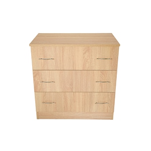 Comoda cu 3 sertare, 80x48x82 cm, Sonoma