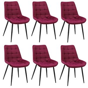 Set 6 Scaune Onix, Bordo