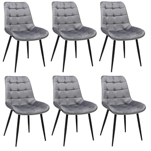 Set 6 Scaune Onix, Gri