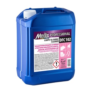 Detergent concentrat pentru covoare si suprafete textile, mochete, tapiterii de uz casnic si auto Medix Professional, 5 litri