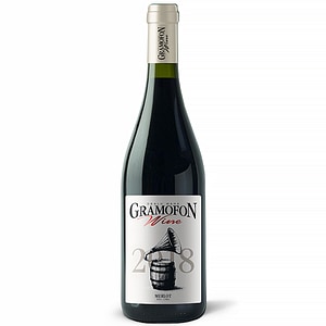 Vin rosu Gramofon Wine Merlot, 0.75l