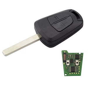 Cheie Auto Completa Techstar, Compatibila Opel Astra H, Corsa D, Zafira B, Meriva, Combo (2004-2014), PCF7941 Higtag2, 434 MHz, cu 2 Butoane