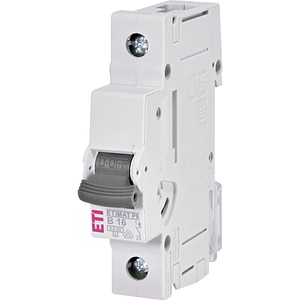 Siguranta automata 1P 16A Curba B 6kA, ETI 001900010