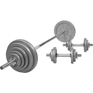 Set complet gantere fonta Gorilla Sports, 100kg
