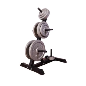 Stand greutati + set 12 discuri fonta Gorilla Sports, 77.5 kg