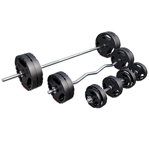 Set complet ciment cu grip Gorilla Sports, 100 kg