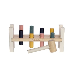 Banc de lucru Petite&Mars, Big Bang Wood of Mars, 12 luni+, Multicolor