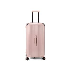 Troler mare Benzi BZ 5790, ABS, 4 roti cu sistem de franare, cifru TSA, 78 cm, rose
