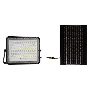 Proiector cu incarcare solara V-tac, putere 15W, 1200LM, 4000K, negru