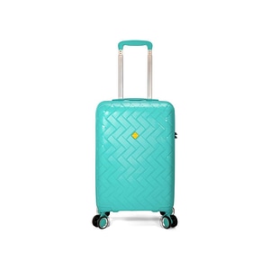 Troler mare Benzi BZ 5806, polipropilena, cifru, 4 roti duble, 76 cm, turcoaz
