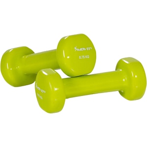Gantere din otel MOVIT, 0.75 kg, set de 2 buc