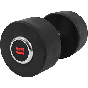 Gantera profesionala Gorilla Sports, cu cauciuc 42.5 kg