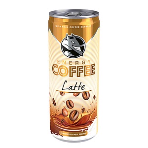 Energizant Hell Coffee Latte, 24 x 250 ml