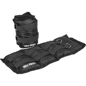 Set cu 2 greutati incheietura mana/glezna Gorilla Sports, Negru, 2x2kg