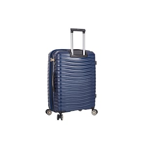 Troler mediu extensibil Snowball SW43803, polipropilena, cifru TSA, 4 roti duble, 67 cm, bleumarin