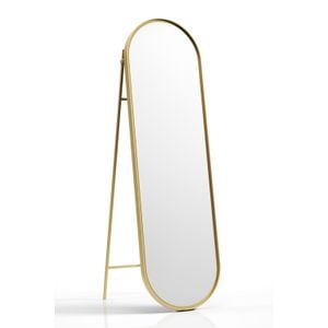 Oglinda de podea Helis, Marsah Home, 180x50 cm, rama metalica aurie