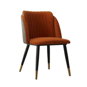 Scaun de bucatarie/dining/living, maro, negru, gri, teracota, design modern, lux, 46x43x83 cm
