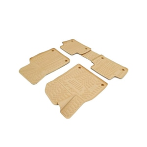 Set covorase auto Hessa, 4 bucati, stil tavita, cauciuc, compatibile cu Volkswagen Touran 2003-2017, Bej