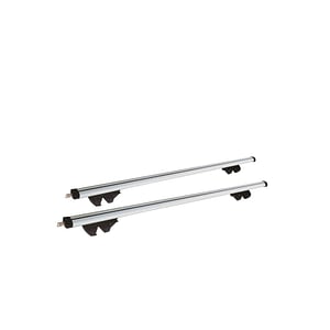 Set bare portbagaj KVO, cu cheie, pentru RENAULT Clio III 2005-2014 Combi / Break / Caravan, Aluminiu