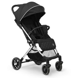 Carucior copii Nukido, Paseo, Pliabil, Spatar reglabil, Pozitie de somn, 0 - 36 de luni, Negru