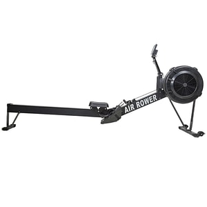 Aparat de vaslit Zoco Body Fit Air Rower, Pliabil, Ecran LCD, Eficient si Util, Negru