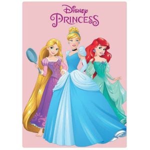 Paturica bebe Princesses Disney Magical, poliester, 100x140cm, multicolor
