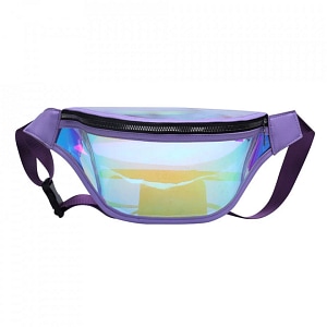 Borseta sport cu fermoar Techsuit CWB2, ajustabila, Unisex, Mov