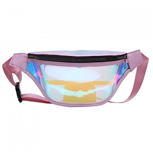 Borseta sport cu fermoar Techsuit CWB2, ajustabila, Unisex, Roz