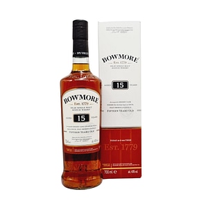 Whisky Bowmore 15 YO, 43%, 0.7l