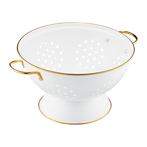 Strecuratoare cu manere AMBITION Royal, 24cm, otel, alb