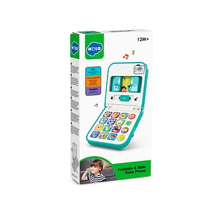 Jucarie Hola Toys, telefon pentru copii pliabil si glisant