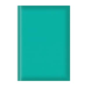 Agenda A5, nedatata, hartie offset, coperta turquoise