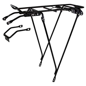 Portbagaj de Metal Ventura, Adjustabil pentru Biciclete, 26"-28", Negru