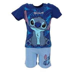 Pijama de vara cu maneca scurta Lilo & Stitch, 116 cm, Bleumarin