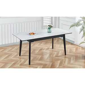 Masa Living Extensibila KJT4711-1, 76 x 85 x 180 cm,  Alb