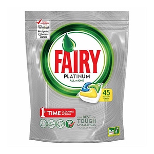 Capsule pentru masina de spalat vase Fairy Platinum 45 bucati