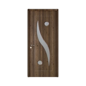 Usa de interior din lemn Trend OP-063, cu geam, Pin antic, 200x60 cm 