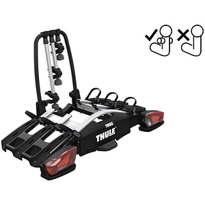 Suport biciclete Thule VeloCompact F cu prindere pe carligul de remorcare, pentru 3 biciclete
