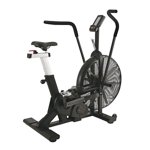 Bicicleta Fitness Air Bike Zoco Body Fit, FSDC005 -1, Greutate maxima suportata 150 Kg, Negru