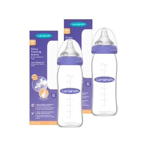 Biberoane din sticla  Lansinoh, 2 buc, 240 ml
