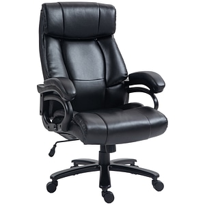Scaun de birou ergonomic Vinsetto, 68x76x116-124cm, PU, Negru