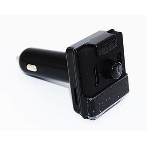 Car kit SIKS, cu functie radio FM si MP3 Player, dual USB, distanta de operare 10m, negru