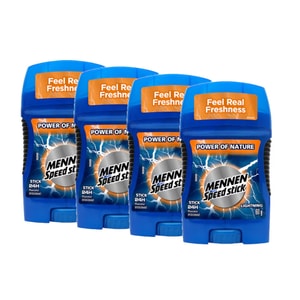 Deodorant stick barbati Mennen Speed Stick Lightning, 4 buc x 60 gr